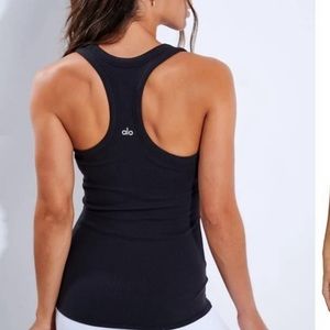 ALO Yoga Midnight Racerback Tank